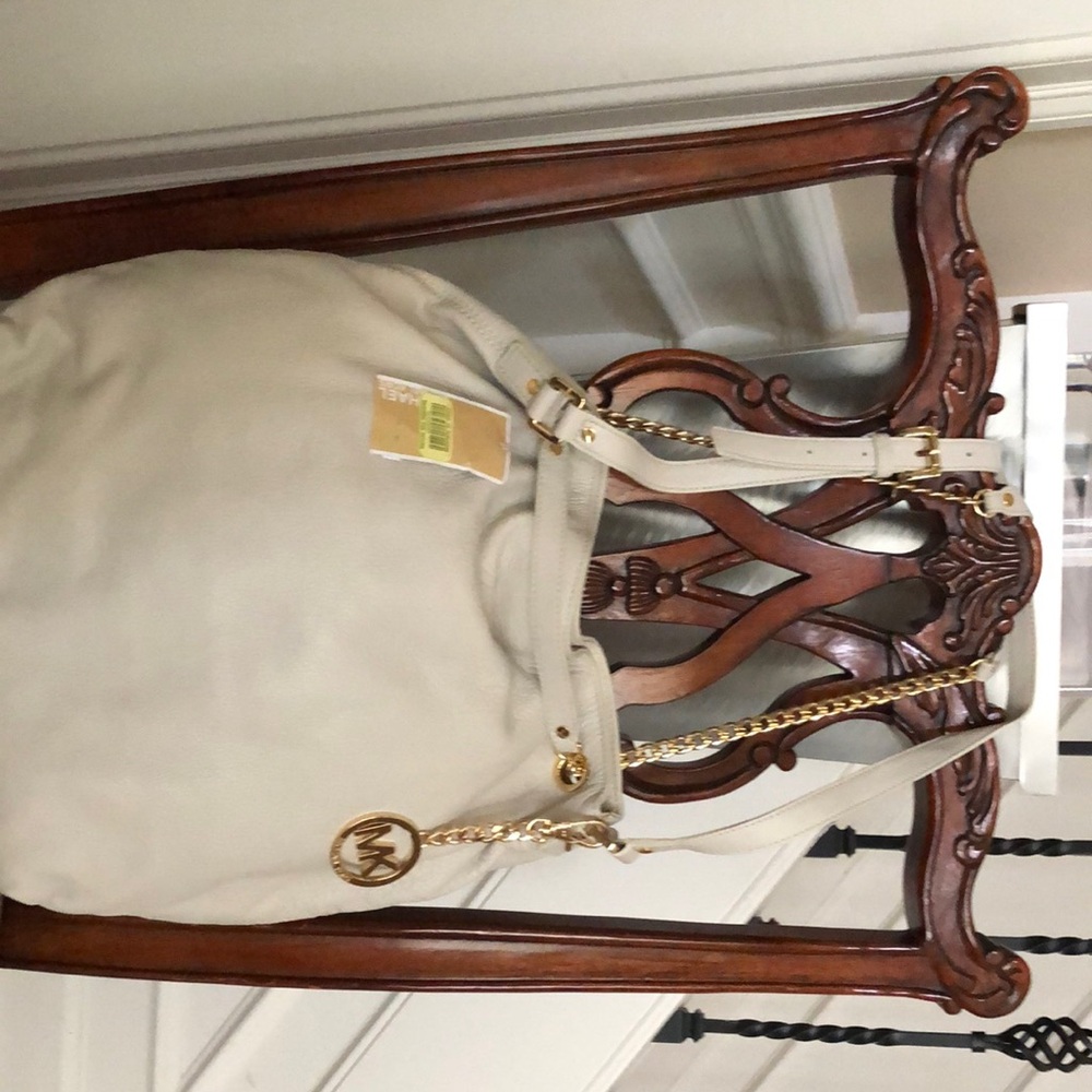 Michael Kors Cream Shoulder Bag